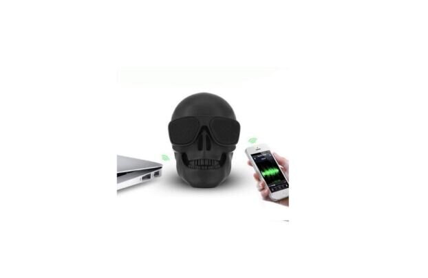 Boxa portabila Bluetooth Skull Negru